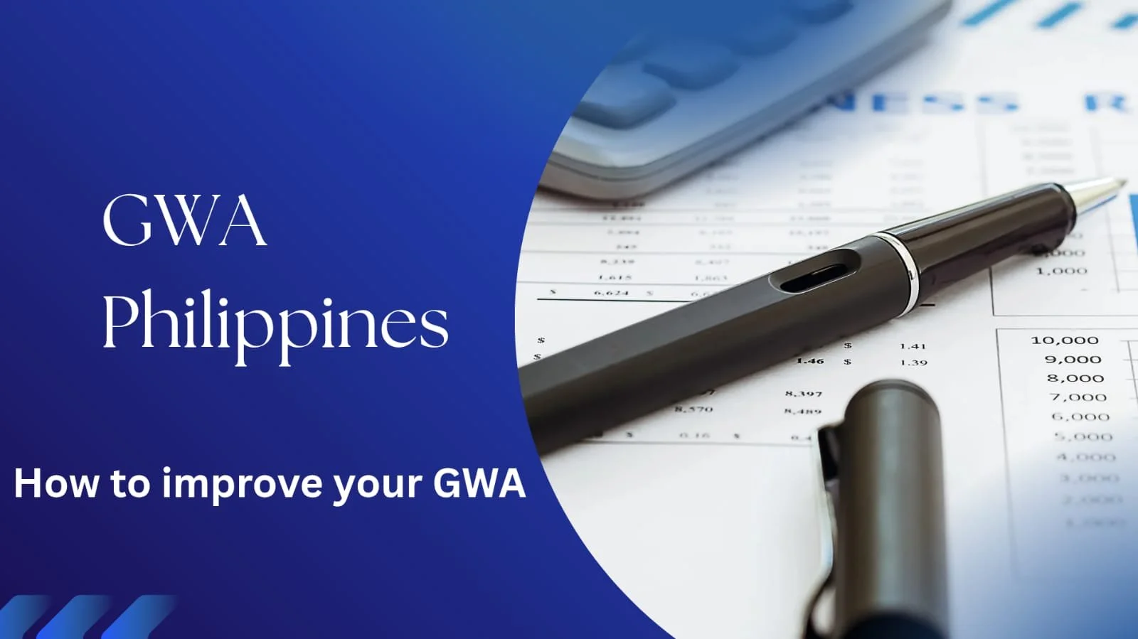 Improve your GWA